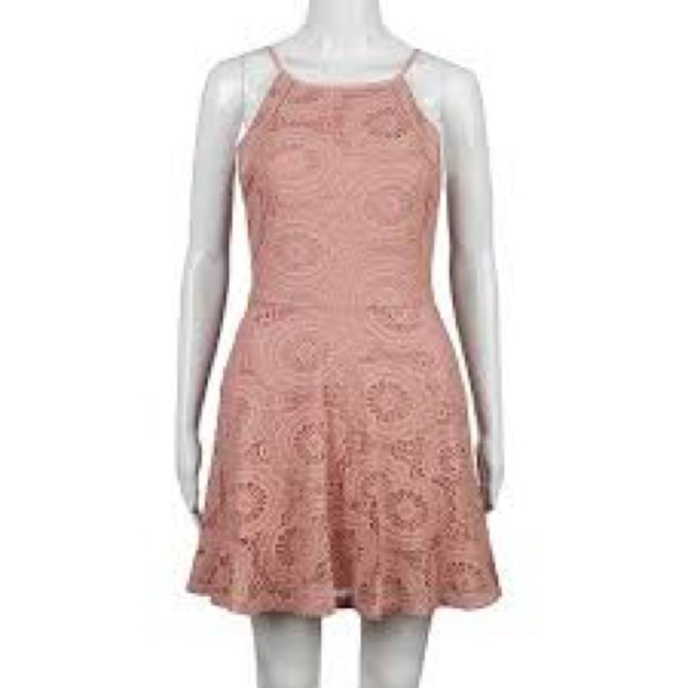 NWT new speechless adjustable strap pink dress with pockets
